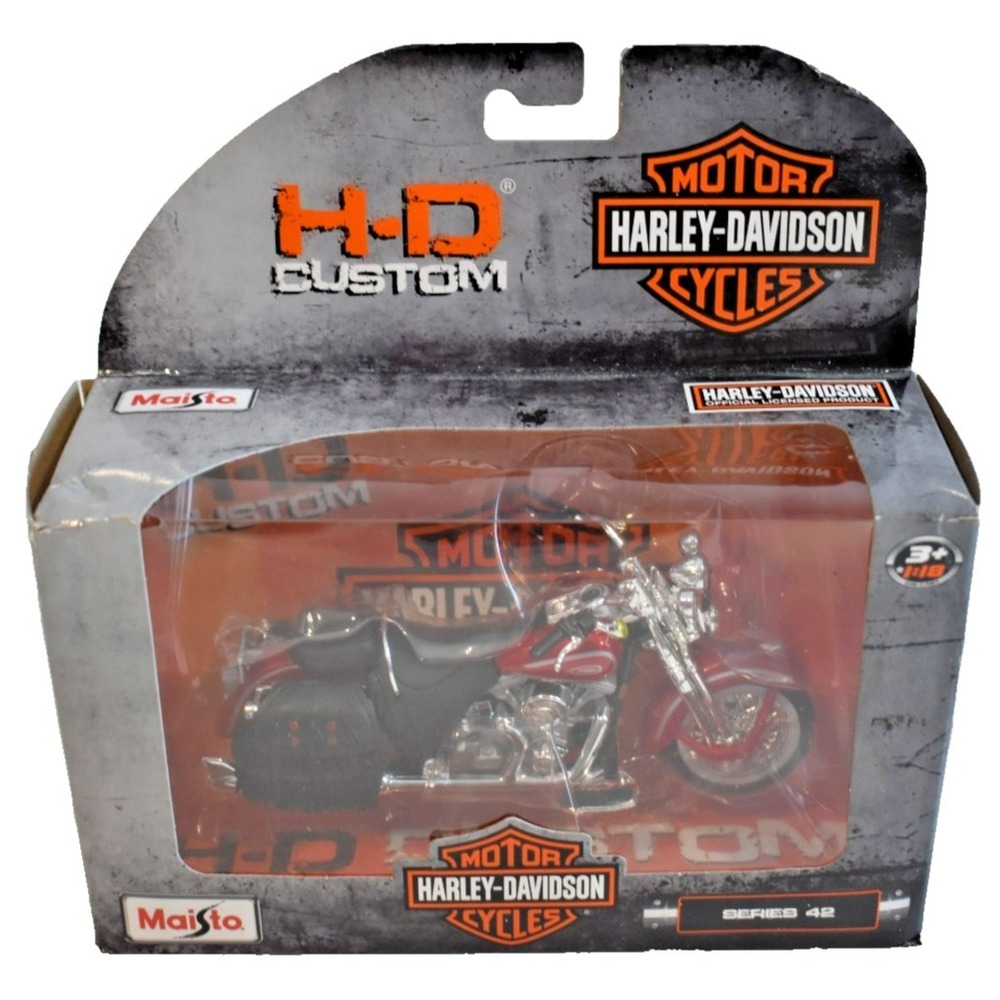 Maisto Harley-Davidson 1999 FLSTS Heritage Softail Springer 1:18 Series 42 Red